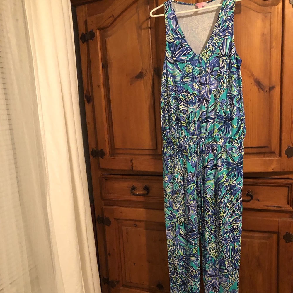 Lilly Pulitzer Paulina jumpsuit, size medium. EUC